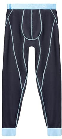 Unterhosen Männer Lang Extra Warm Einteiler Thermo Unterhose Thermounterhose mit Eingriff Baumwolle Locker Thermo Hose Lange Unterhosen Sexy Sport Winter Gefüttert Unterziehhose Lange Unterwäsche