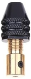 YJQHODY Portabrocas Universal for Taladro eléctrico, Accesorio de aleación, Rango de sujeción de 0,3 a 3,4 mm, portabrocas con Llave (1 Unidad)(3.17mm)