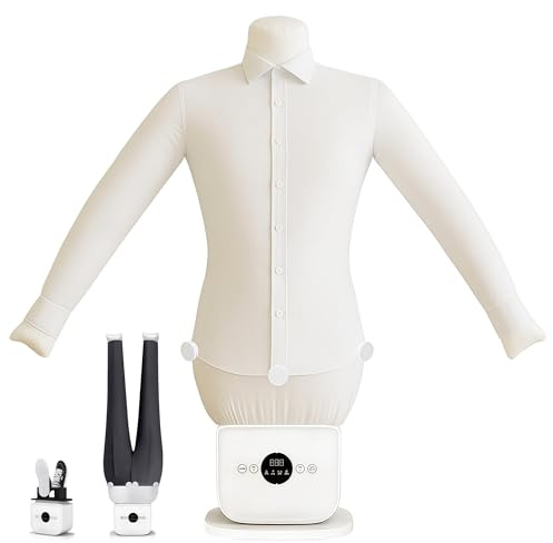 Zenselect Repasseur automatique pour chemises, Machine à repasser portable pour chemises, Repasseur pour chemises avec fonction temporisée pour chaussures, vêtements, pantalons, séchage à 360°