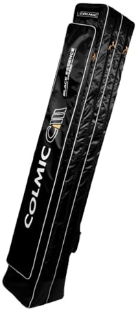 Colmic Black Essence RBS – Fodero Porta Canne da Pesca per Roubaisienne, Tessuto High Performance, Imbottito, Resistente, con Tasche Laterali – Modelli RBS 100 / RBS 200 (RBS 200)