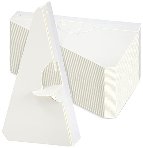Bright Creations Pack of 50 Cardboard Easels with Easel (7 Inches)