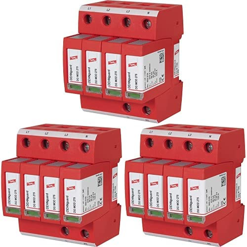 DEHN 952400 Stromversorgung Typ2 Überspannungsableiter für Energietechnik, 3er Packung