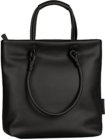 TOM TAILOR bags Olivia Damen Shopper Umhängetasche Reißverschluss L Schwarz