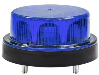 YnGia Emergenza Lampeggiante Luci, 1pcs Strobo Flash Luce Faro Luce di Sicurezza Emergenza Pericolo Avvertimento Lampeggiante Luce Marcatore Lampada per 12v 24v Auto Camion Caravan Camper Van (Blu)