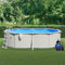 Mengtu Piscina con Pompa Filtro a Sabbia e Scaletta 490x360x120cm, Mobili per Casa Interno Esterno Soggiorno Camera da Letto Mobili per Interni/Esterni