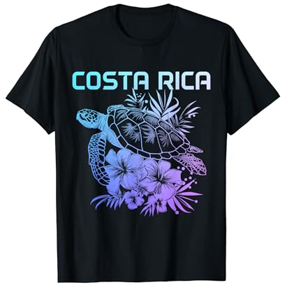 Souvenir zum Tauchen mit Meeresschildkröten aus Costa Rica T-Shirt