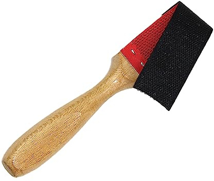 LALADEFIEE Brosse à Chaussures de Danse Métallique et Bois Nettoyage Semelles Solide Unitaire Usage Professionnel pour Danseurs Couleur Aléatoire