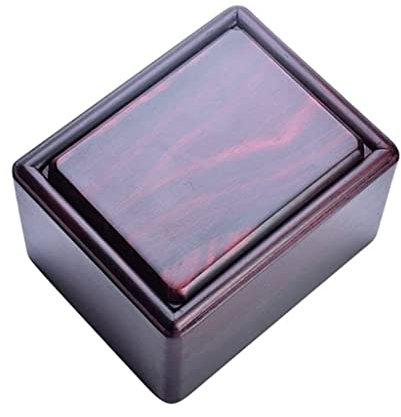 Schmuckaufbewahrung Rosenholz-Schmuckkästchen, Kleine Antike Ring-/Ohrring-/Halsketten-Aufbewahrungsbox, Vintage-Schmuck-Organizer Für Frauen. Schmuckschatulle Schmuckschrank(C)