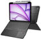 Doohoeek Bluetooth Keyboard Case for iPad Air 11 Inch 2025(M3)/2024(M2) with Screen Indicators, Case with Detachable Keyboard for iPad Air 4th/5th Gen 10.9 Inch with Trackpad, Backlit, Rechargeable