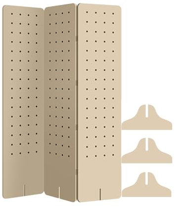 Genérico Estante de Almacenamiento de Pared de Tablero Perforado, Separador de ambientes de Tablero Perforado, biombos Plegables, Expositor de Tablero Perforado, Organizador de Separador de ambientes