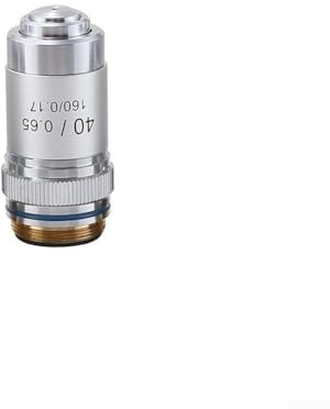 Lentille d'objectif de microscope de laboratoire 195 achromatique avec grossissement 4X 20X 40X 60X 100X pour applications de recherche (40X)