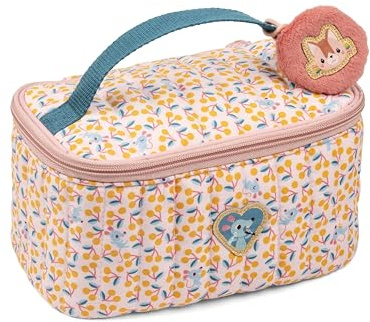 Lilliputiens, Jeanne Le Chat, Trousse de Toilette pour Enfant, Dès 3 Ans | Élastiques de Rangement pour le Nécessaire de Toilette, Ouverture Zippée, Accessoire de Voyage pour les Premières Sorties