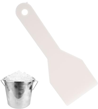 Toyvian Pala de Plástico para Hielo con Diseño Seguro y Mango Colgante Raspador para Descongelar Congeladores y Frigoríficos el Hogar Herramienta Práctica y Portátil para Cocina