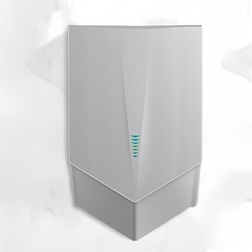 TUPOSTAR Asciugamani Elettrici da Parete Commerciali, Asciugamani 6-10 Secondi per Asciugare, Asciugamani Automatico con Sensore, per Cucina, Bagno E WC,Argento