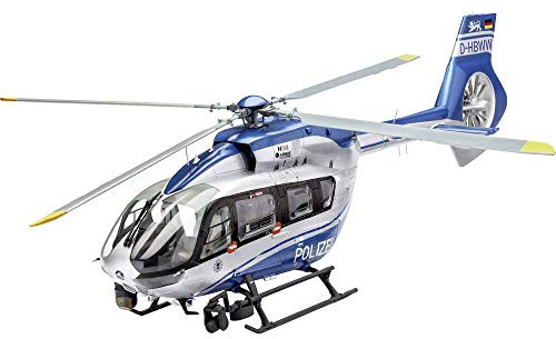 Revell 04980 Modellbausatz H145 Police im Maßstab 1:32, Level 5