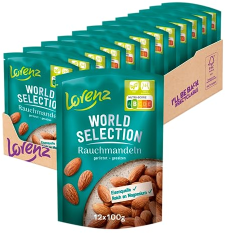 LORENZ | Rauch-Mandeln | 12 x 100 g | vegan