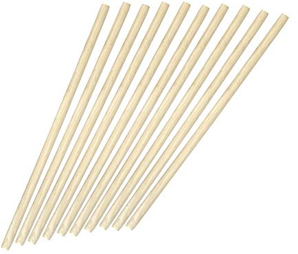 DEPICE 10er Pack Escrima Stick Liguster (White Wax) 68 cm weiß Arnis Kali Selbstverteidigung