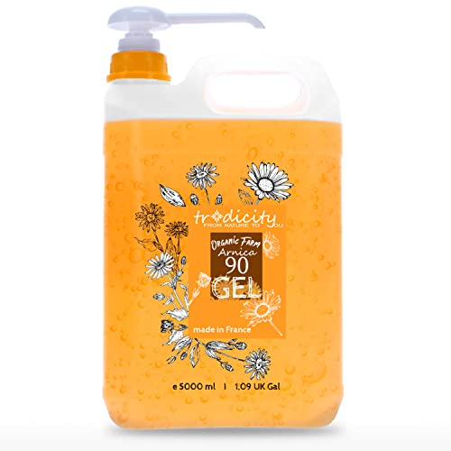Árnica Gel EXTRA FUERTE: Gel de Árnica 100% Natural, Fórmula Concentrada para Masaje Muscular y Articular. Bálsamo Pre-Post Entrenamiento, Piernas Cansadas, Recuperación - 2000 ml 2 L