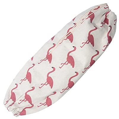 Plastic Bag Holder,Foldable Washable Grocery Bag Dispenser Recycling Shopping Bag Organizer Grocery Bag Storage Holder Carrier BagShopping Bag Holder Organizer and Dispenser for Home Kitchen(flamingo)
