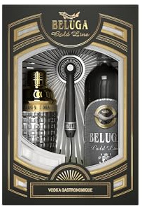Beluga Gold Line Vodka 40% vol. 700 ml | Hochwertiges Leder-Geschenkset | Außergewöhnlicher Genuss mit samtweichem Geschmack