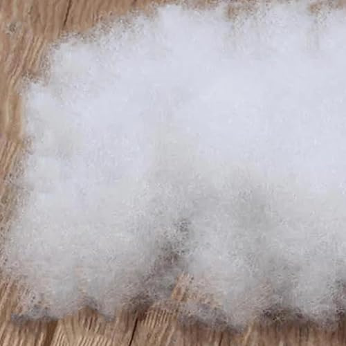 Relleno de Microfibra 3 Kg 100% Poliéster Tacto Suave Denso Fibra Hueca Siliconada Floca Para Rellenar Cojines Peluches Almohadas Sofa Cama Nieve Artificial Saco - 3000 gramos