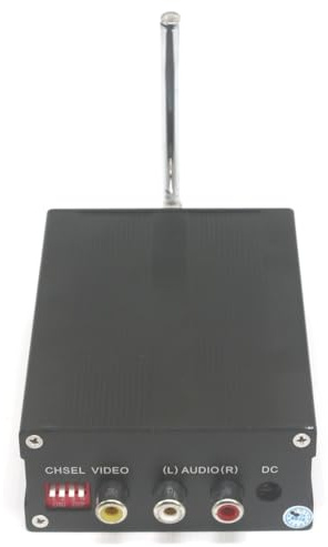 Simpls 16-Channel Wireless UHF TV Transmitter, Set Top Box for TV Transmission, AV to UHF Accessory in PAL-D Format