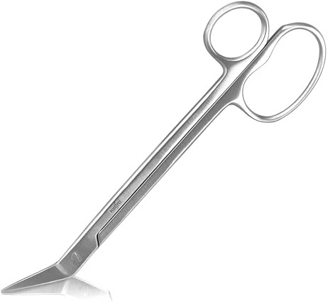 Shehadeh - Forbici per unghie dei piedi extra lunghe 18,5 cm – Forbici per unghie dei piedi – Forbici con micro dentatura – Acciaio inossidabile