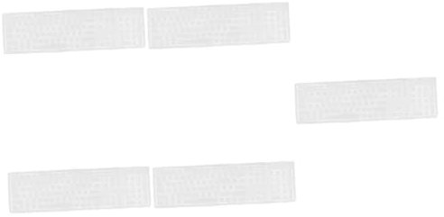 KONTONTY 5pcs Laptop Keyboard Protector Non-toxic Odorless Cover for Keyboard Cover Caps