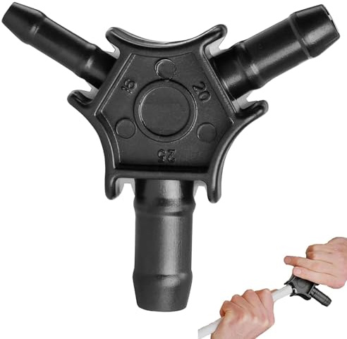 Multi Kalibrierer Verbundrohr, Entgrater für Mehrschichtrohre, PEX-AL-PEX Kalibriererdorn, 16, 20, 25 mm, mit Ergonomischem Griff, für PE PB PVC PPR Alu Verbundrohr, für Rohrkalibrierung, Entgratung