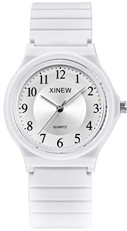 Gwg-1000 Unisex kvartsarmbandsur silikon analog sportklocka barn herrklocka, a, En storlek