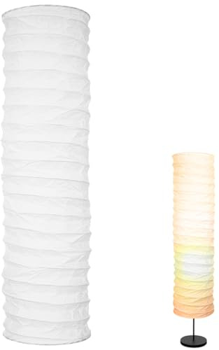 BESPORTBLE Lamp Shades for Floor Lamps Paper Shade Replacement Lampshades Small Large Lampshade Rice with Table Tall Material Standing Living Room Bedroom Light Torchieres Base Mini Lantern Nordic