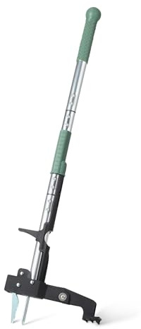 Amazon Basics Stand Up Weed Puller for Garden and Backyard, 4 Claw, 39.61, Black/Olive