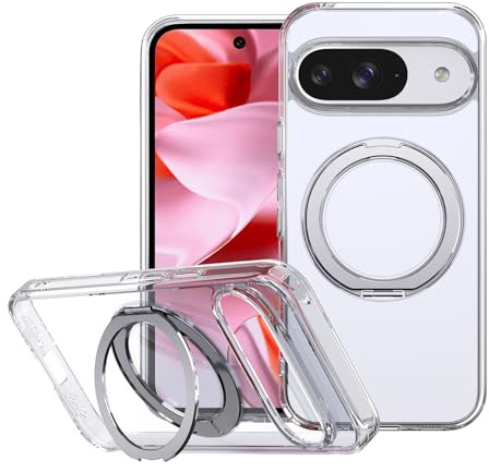 Lunivop för Google Pixel 10 Pro/Pixel 10 fodral 360° roterad ringhållare | 【Kompatibel med Magsafe】 Magnetiskt ställ militär – klassskydd för Google Pixel 10 Pro/Pixel 10 6,3 tum telefonfodral