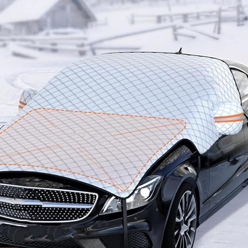 Inverno Telo Parabrezza Antigelo Copertura Antineve Per Auto Extra Large 7 Strati Addensati Parabrezza Per Auto Copertura Protettiva Per Cofano Protezione Parasole Antigelo Anti-neve