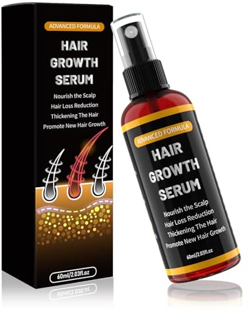Rouclo Spray Siero Crescita Capelli Rosmarino,Donna/Uomo Anticaduta 60ml
