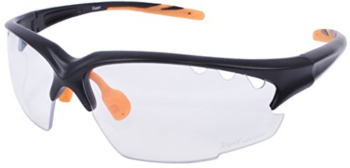 Rapid Eyewear Expertklar säkerhetscykling och sportglasögon för män och kvinnor. UV 400-solglasögon. Slagtåliga genomskinliga linser. Även för squash, cricket, löpning och skytte