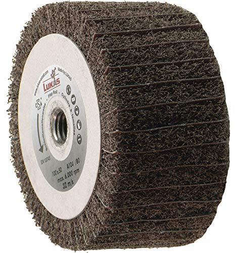 LUKAS Lamellenwalze LWM Normalkorund 100 x 50 mm Korn A 104/80 M14