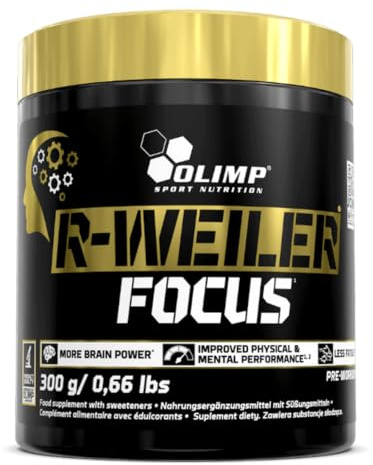OLIMP SPORT NUTRITION- R-Weiler Focus Nahrungsergänzungsmittel für mehr Leistung und Konzentration. Bringt dein pre Workout Booster auf ein ganz neues Level! | Geschmacksrichtung: Cranberry (300 g)