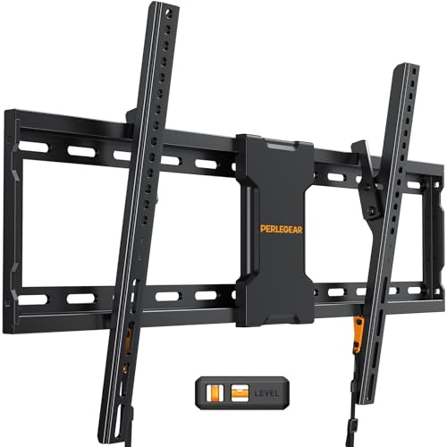 Perlegear Tilting TV Wall Mount for 37–82 inch TVs up to 132 lbs
