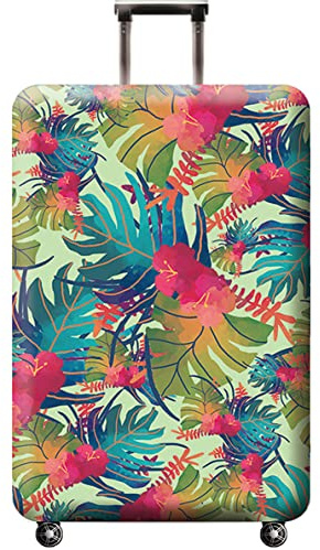 GOXUNYUAN Reise Gepäck Abdeckung, Koffer Protector Tasche passt 22-24 Zoll Gepäck Colorfulmaple