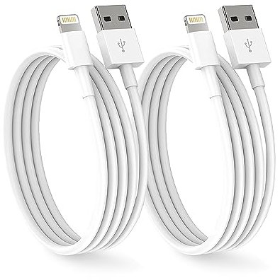DAZHWA iPhone Charger Cord Lightning Cable (Apple MFi Certified) 3ft 2 Pack Fast Charging Long Apple 13 Pro 12 11 SE Max XS XR X, iPad Mini Air, iPod, AirPod