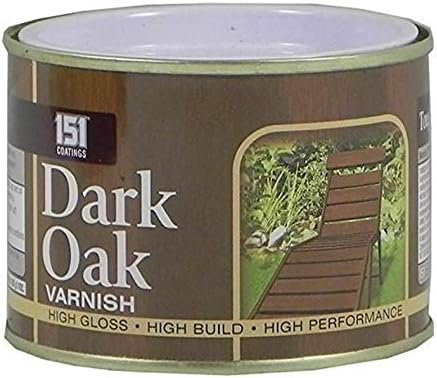PEBBLE HUG 1x 151 Coatings Oak Brown Paint for Wooden Surface,High Glossy Varnish Paint for Wood Ideal for Interior and Exterior Surface (Pack of 1, 180 ML)