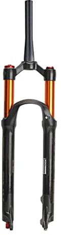 KANGXYSQ MTB Federgabel 26 27,5 29 Zoll Mountainbike Federgabel 120mm Federweg Manuelle Sperre 9 X 100mm Schnelle Veröffentlichung (Color : Tapered Gold, Size : 29inch)