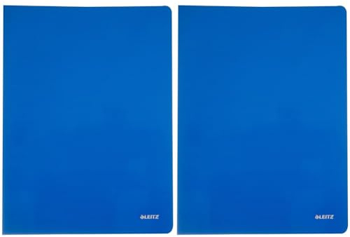 Leitz 45641030 Solid Sichtbuch PP A4, 20 Hüllen, hellblau, 1 Stück (Packung mit 2)