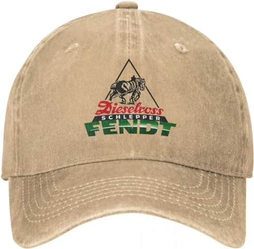 TeysHa Baseballkappe Snapback Sonnenhut modisch deutsche Traktoren Fendt Baseballkappe Herren und Damen Gewaschene Kopfbedeckung PS-Haulers Outdoor-Workouts Mütze Geschenk
