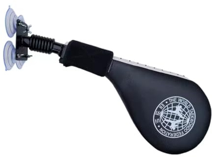Wing Chun holzpuppe Tragbarer Wing Chun Dummy Mit Sauger, Höhenverstellbares Wing Chun Kick Pad, Schnell Montierbares Kick Pad, Taekwondo Kicking Training Lederziel