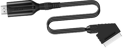 DOITOOL Convertisseur Péritel Vers Audio Vidéo Adaptateur Péritel Vers Vidéo Facile À Utiliser Aucun Pilote Requis