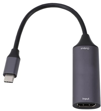 Scheda di Acquisizione Video 4K, Dispositivo di Acquisizione/video, 59FPS 1080P USB 3.0 a Type-C Gaming Live Streaming, per Mac OS, OBS Zoom con, 4, (Tipo-C3.0)