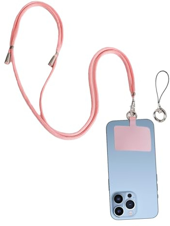 Sangle de téléphone – Lanière de Cou Universelle réglable – Support de téléphone Portable en bandoulière pour Tous Les Smartphones | Cordon Confortable, sécurisé et Pratique pour Un accès Facile
