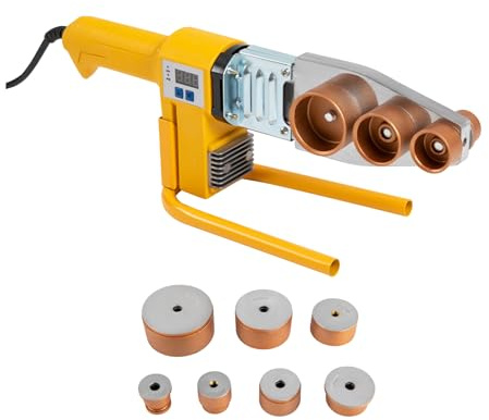 Saldatrice a manicotto da 1000 W, per tubi di plastica, 0-320 °C, saldatrice per tubi in Ppr 20/25/32/40/50/63 mm, testine di taglio Ppr